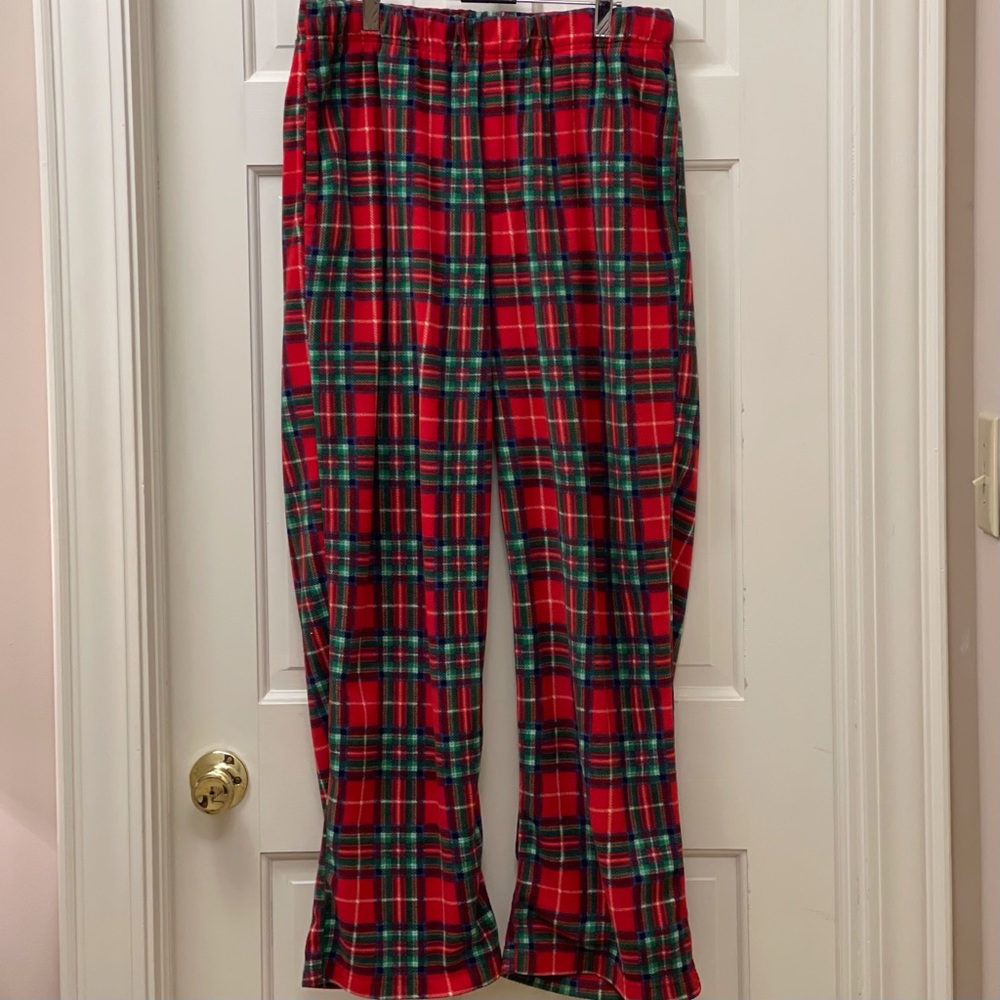 Tartan Pajama PJ Bottoms 2 Side Pockets